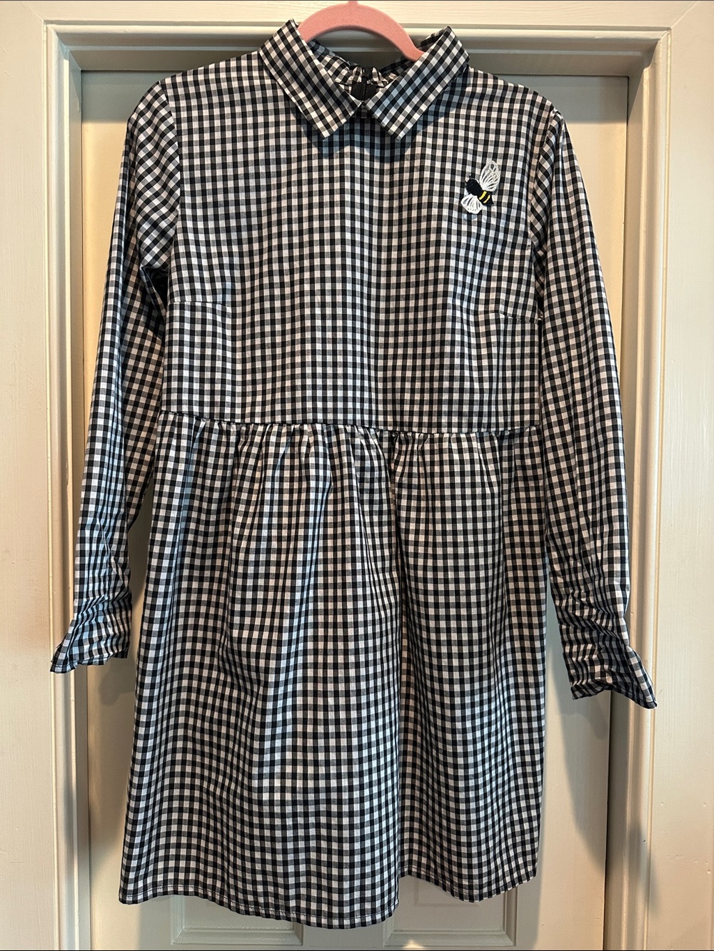 Reclaimed Vintage Bee Gingham Mini Dress